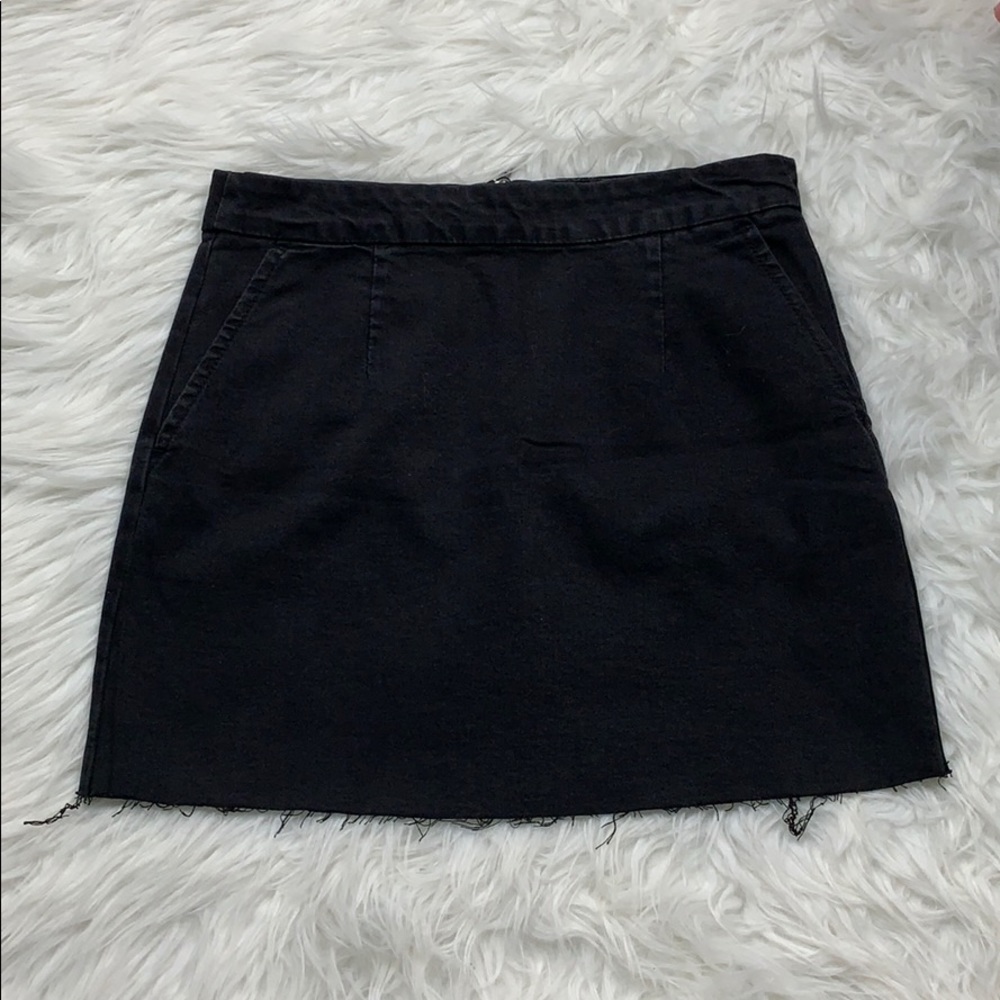 Forever 21 black denim skirt